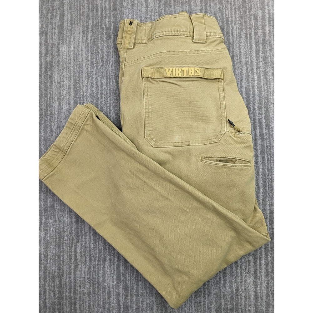 Viktos Contractor AF Pants Mens 28x29 Khaki Canvas Tactical Cargo Workwear
